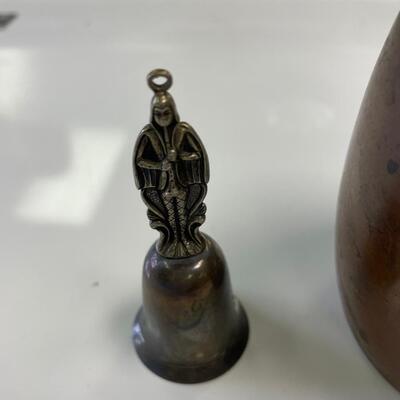 Miller copper mug and bell