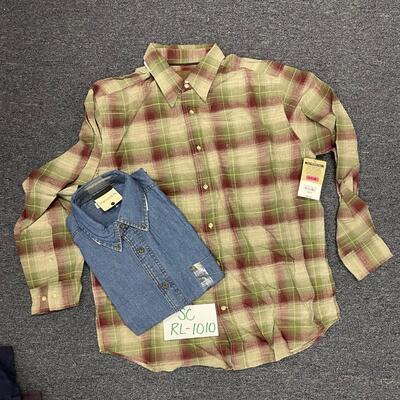 2-size NWT large shirts