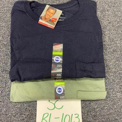 2-NWT large pocket tees