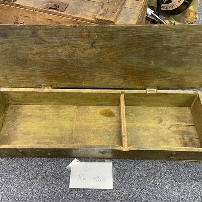 Wooden storage box