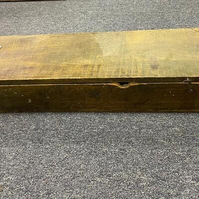 Wooden storage box