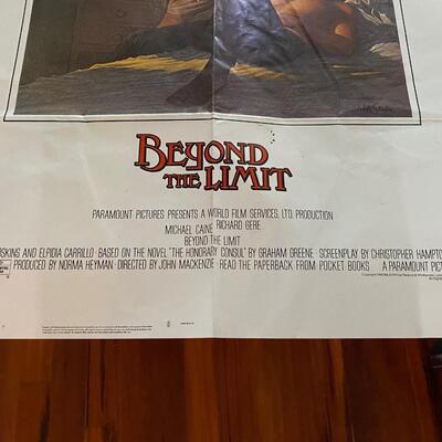 Vintage movie poster “Beyond the Limit”