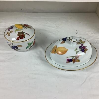 5321 5 pc Royal Worcester Evesham China Serving pieces