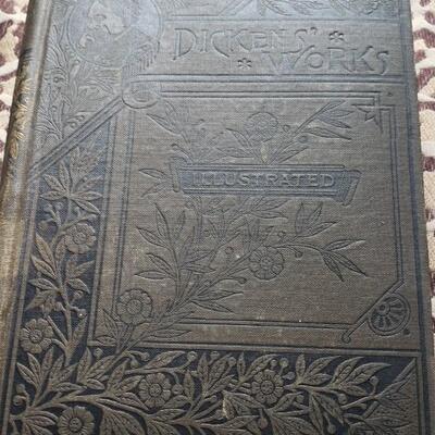 6 Charles Dickens books antique