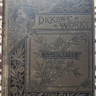 6 Charles Dickens books antique