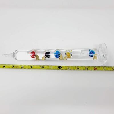 FANTASTIC GALILEO THERMOMETER 64Â°-80Â°F