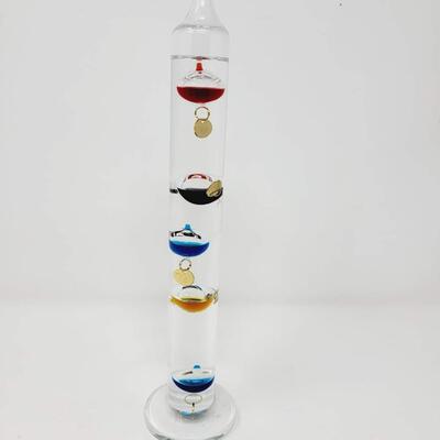 FANTASTIC GALILEO THERMOMETER 64Â°-80Â°F