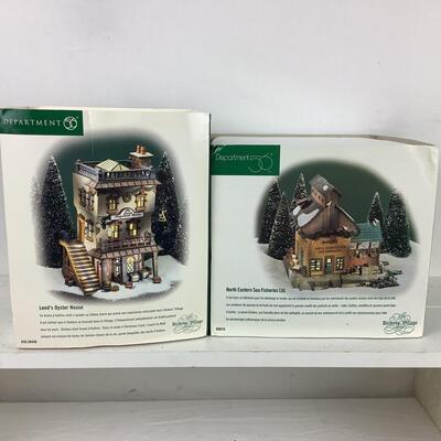 5332 Charles Dickens Villages, "Leeds Oyster House, North Eastern Sea Fisheries"