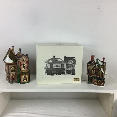 5334 Set of 3 Charles Dickens Village Series