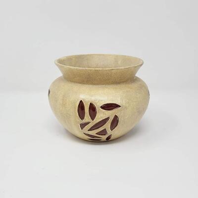 VINTAGE SIGNED CERAMIC POTTERY BOWL