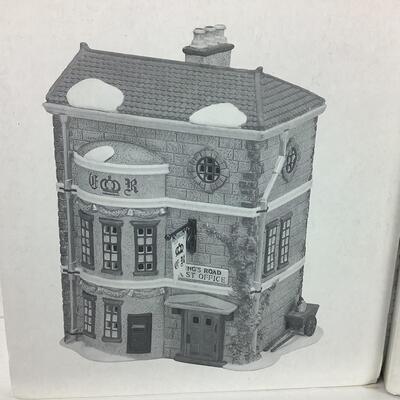 5337 Charles Dickens Village Series "Kings Road Post Office" & Theatre Royal