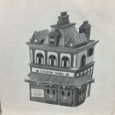 5337 Charles Dickens Village Series "Kings Road Post Office" & Theatre Royal