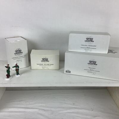 5340 Four Charles Dickens Village Series Accessory Sets