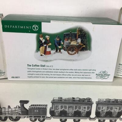 5341 Five Pc. Charles Dickens Village Series Accessory Sets