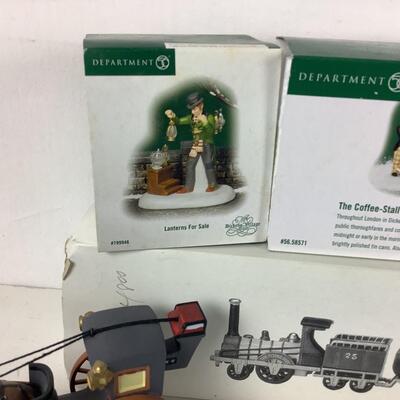 5341 Five Pc. Charles Dickens Village Series Accessory Sets