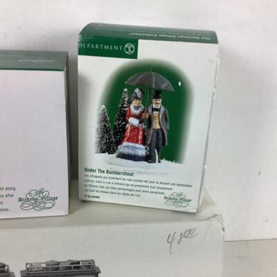 5341 Five Pc. Charles Dickens Village Series Accessory Sets