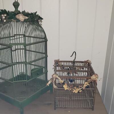 2 bird cages