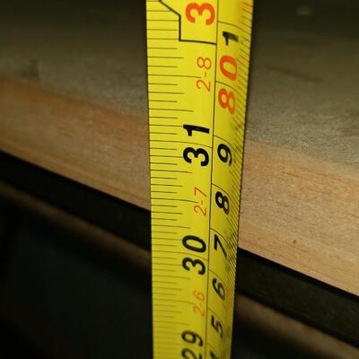 Metal and wood table