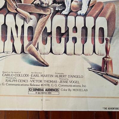 “The adventures of Pinocchio“ movie poster