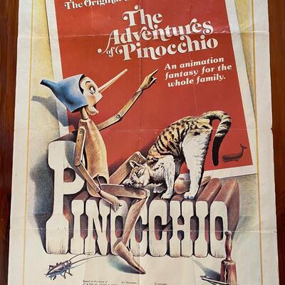 “The adventures of Pinocchio“ movie poster