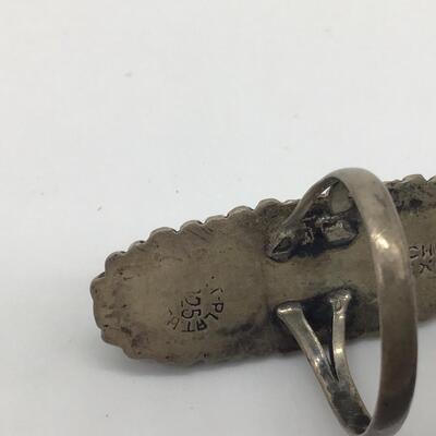 Large Vintage 925 Mexico Ring Tested