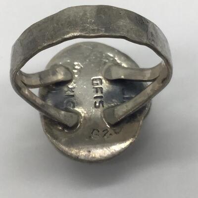Large Vintage Marked 925 Ring Tested