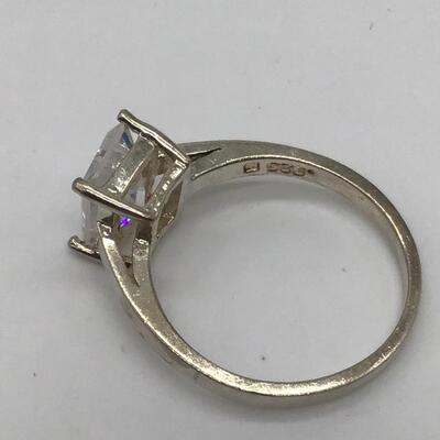Silver 925 Tested Cocktail Ring