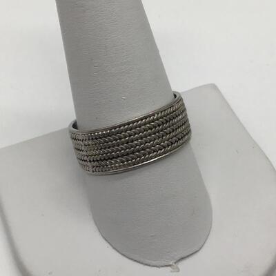Large Silver Band 925. Tested