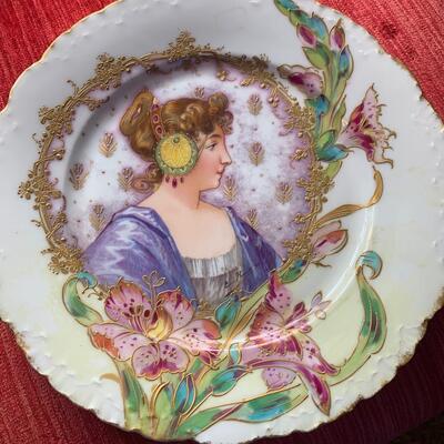 Antique French Sevres Plate Hand Painted