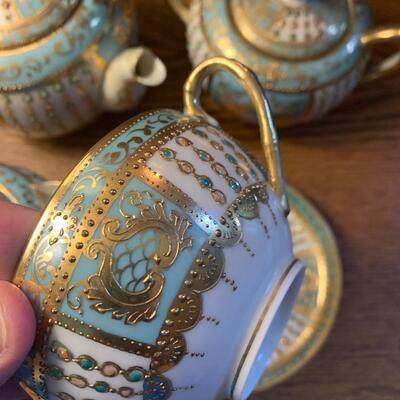 Early Hand Painted Nippon Tea Set