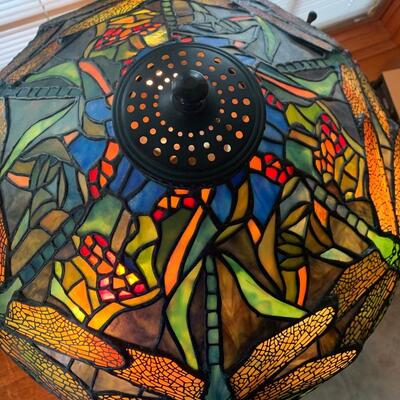 Dragon Fly Stained Glass Lamp