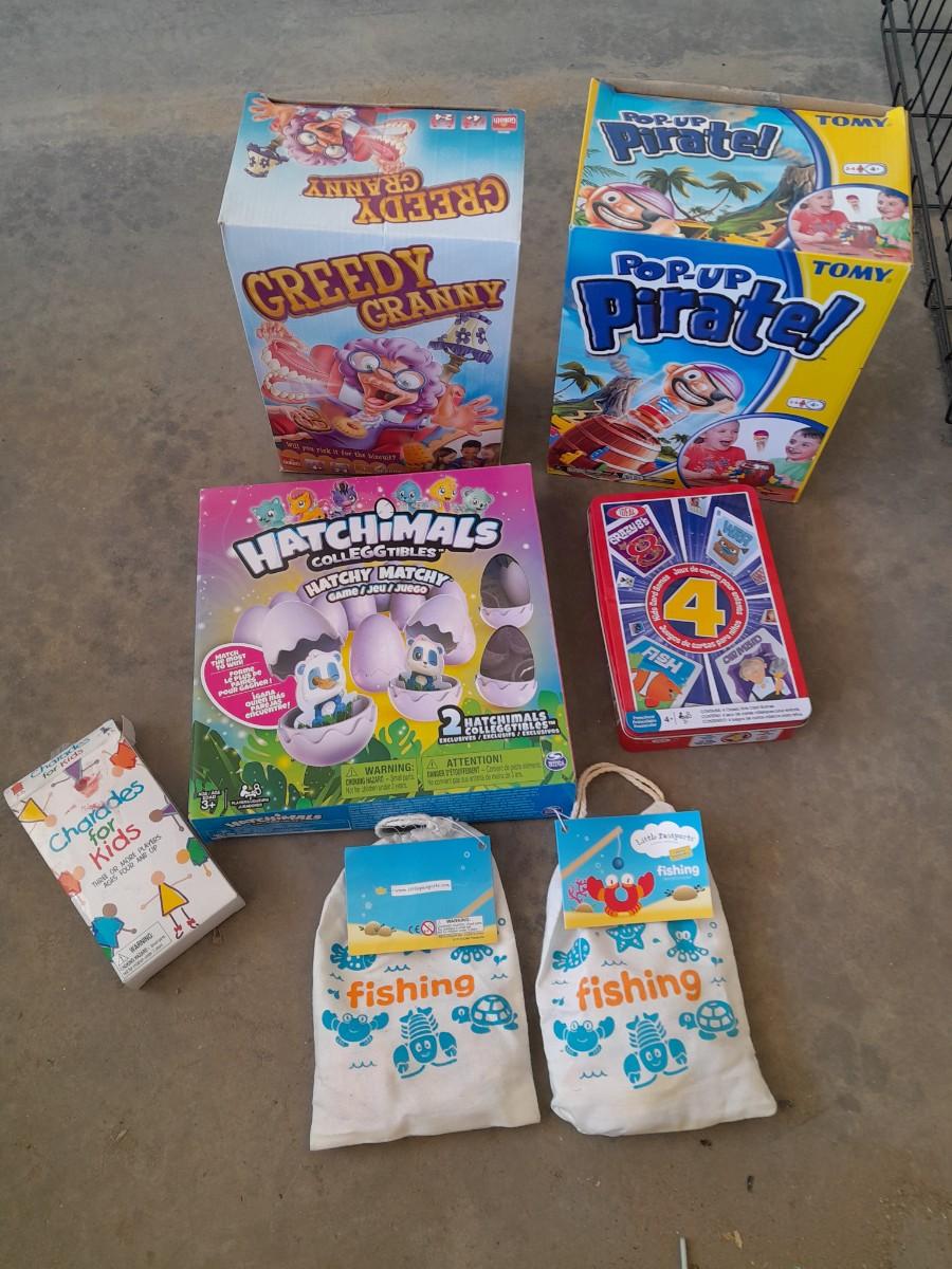 LOT 117 KID'S BOARD GAMES (G)