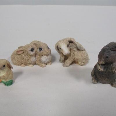 Stone Critters Rabbits
