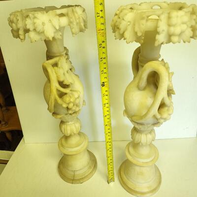 Two Marble Vases