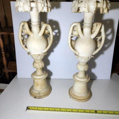 Two Marble Vases