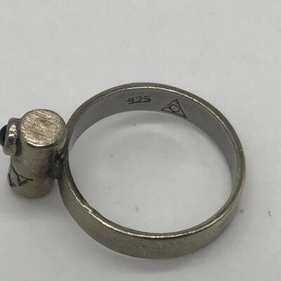 Unique Silver Ring Marked 925 Tested