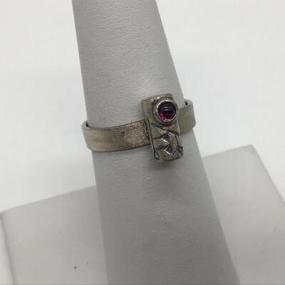 Unique Silver Ring Marked 925 Tested