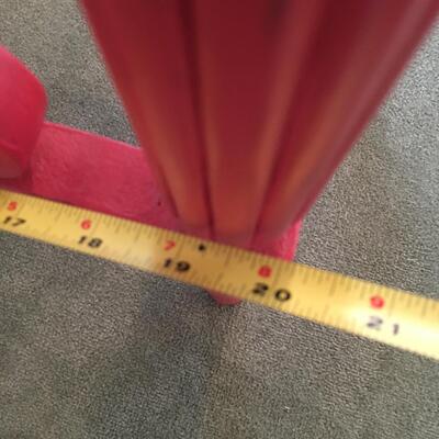 Red shelf/plant stand