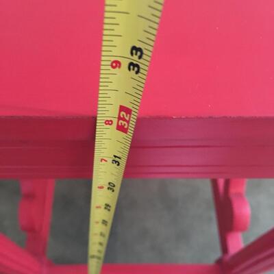 Red shelf/plant stand