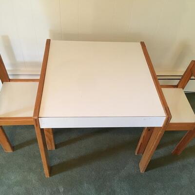 Children's table with chairs