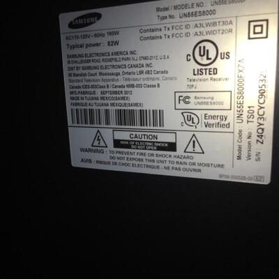 Samsung 55" TV