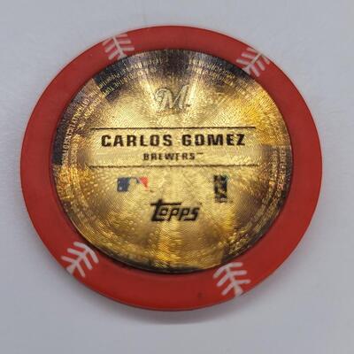 Topps Carlos Gomez coin