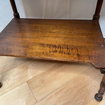 Antique wood wash stand