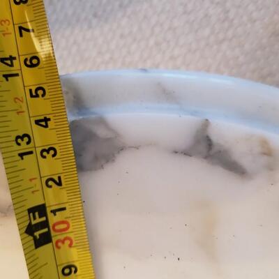 Marble top plant stand or small table