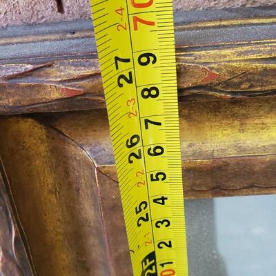 Vintage wood mirror