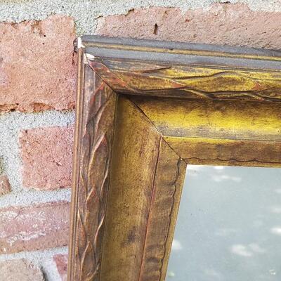 Vintage wood mirror