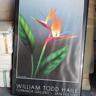 William haile poster 1981 signed