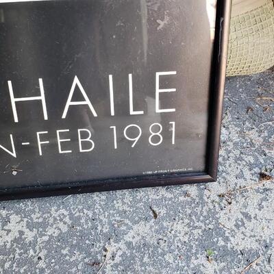 William haile poster 1981 signed
