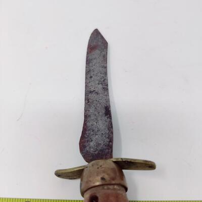 VINTAGE DEER HORN HANDLED KNIFE