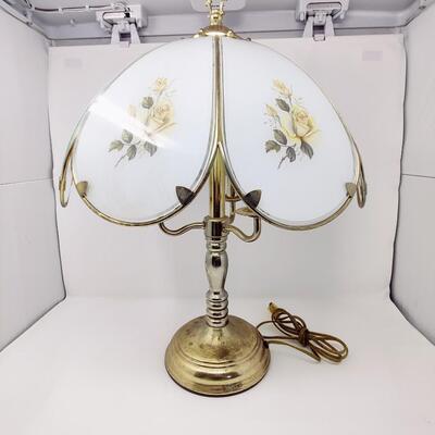 BEAUTIFUL VINTAGE FLORAL 3-WAY TOUCH LAMP